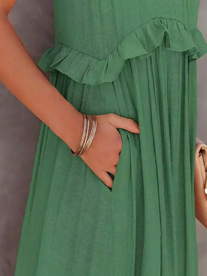 EP | Effortless Ruffle Maxi-robe