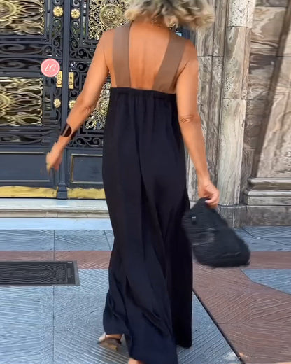 EP | Maxi robe élégante à col croisé pour les occasions spéciales