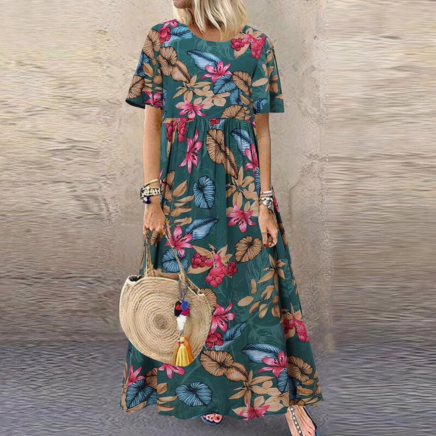 EP | Robe Maxi Vibrant Floral