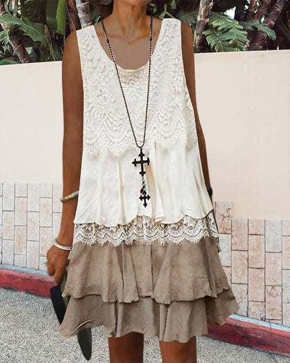 ND | Robe midi multicouche