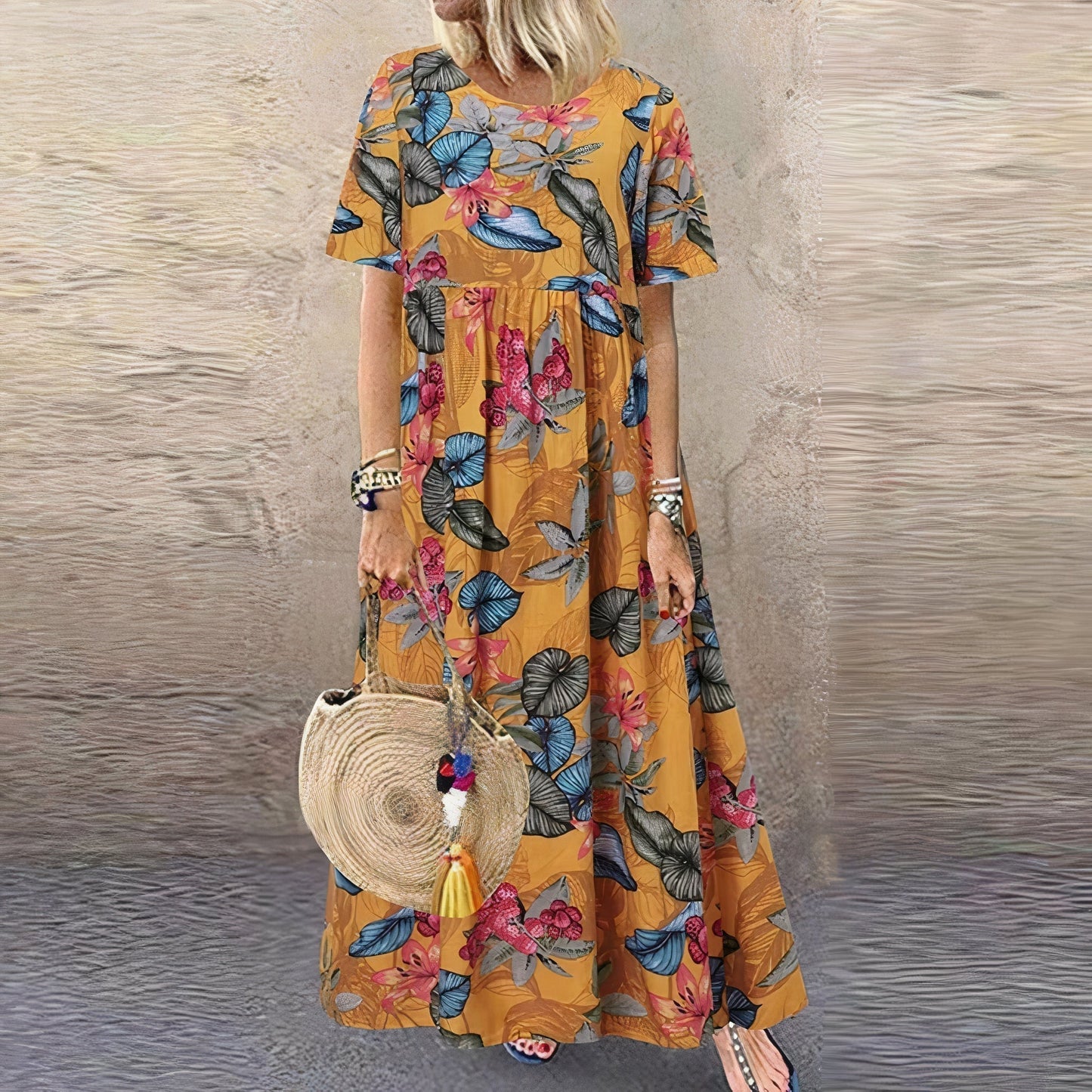EP | Robe Maxi Vibrant Floral