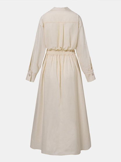 EP | robe longue chic avec ceinture pour femmes