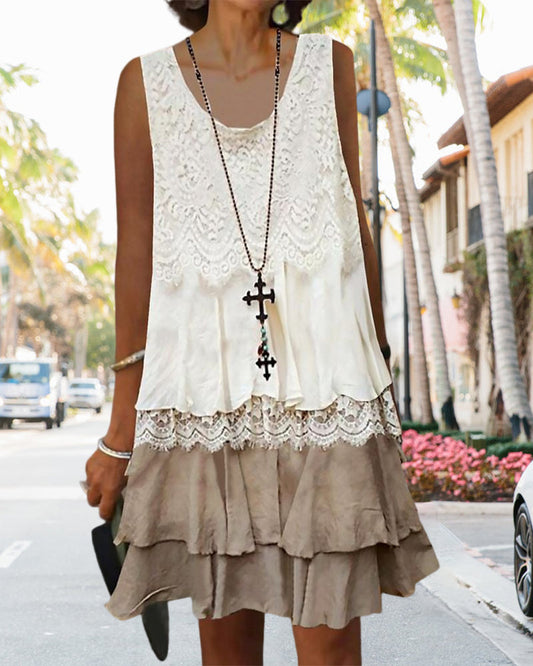 ND | Robe midi multicouche