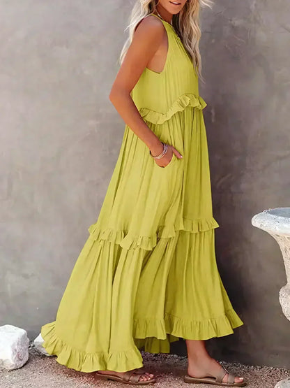 EP | Effortless Ruffle Maxi-robe