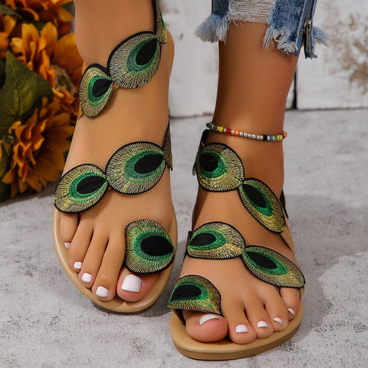 EP | | Sandales plates élégantes et confortables pour femmes