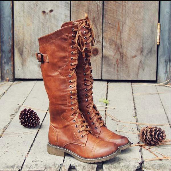 ND | Bottes à lacets vintage