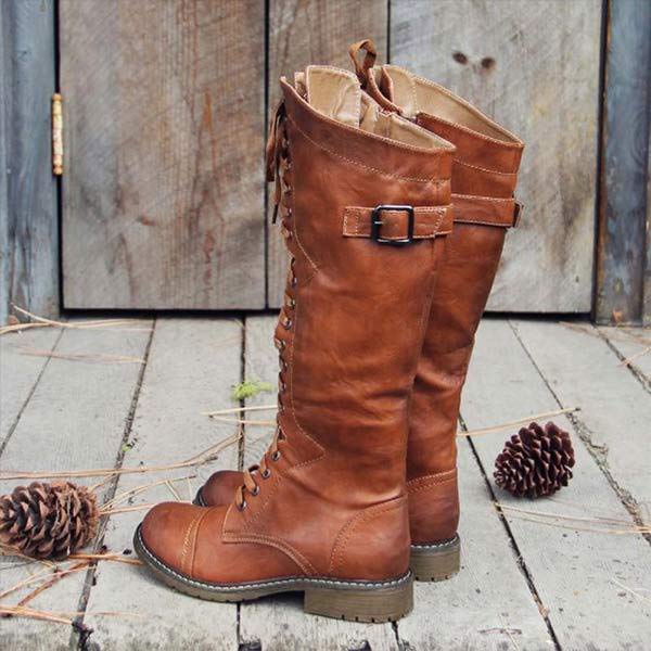 ND | Bottes à lacets vintage
