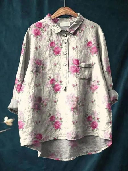 ND | Blouse à fleurs élégante et polyvalente