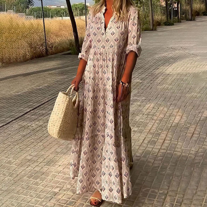 EP | robe longue élégante de style boho pour femmes