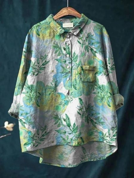 ND | Blouse à fleurs élégante et polyvalente