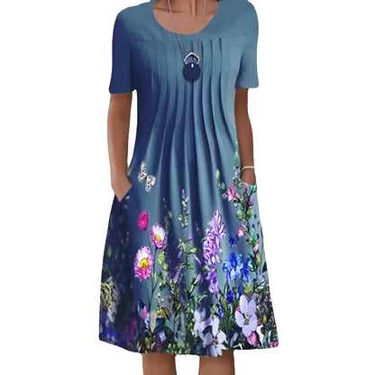 ND | Robe midi à imprimé floral