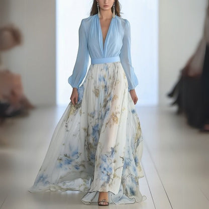 EP | Maxi-robe élégante à fleurs
