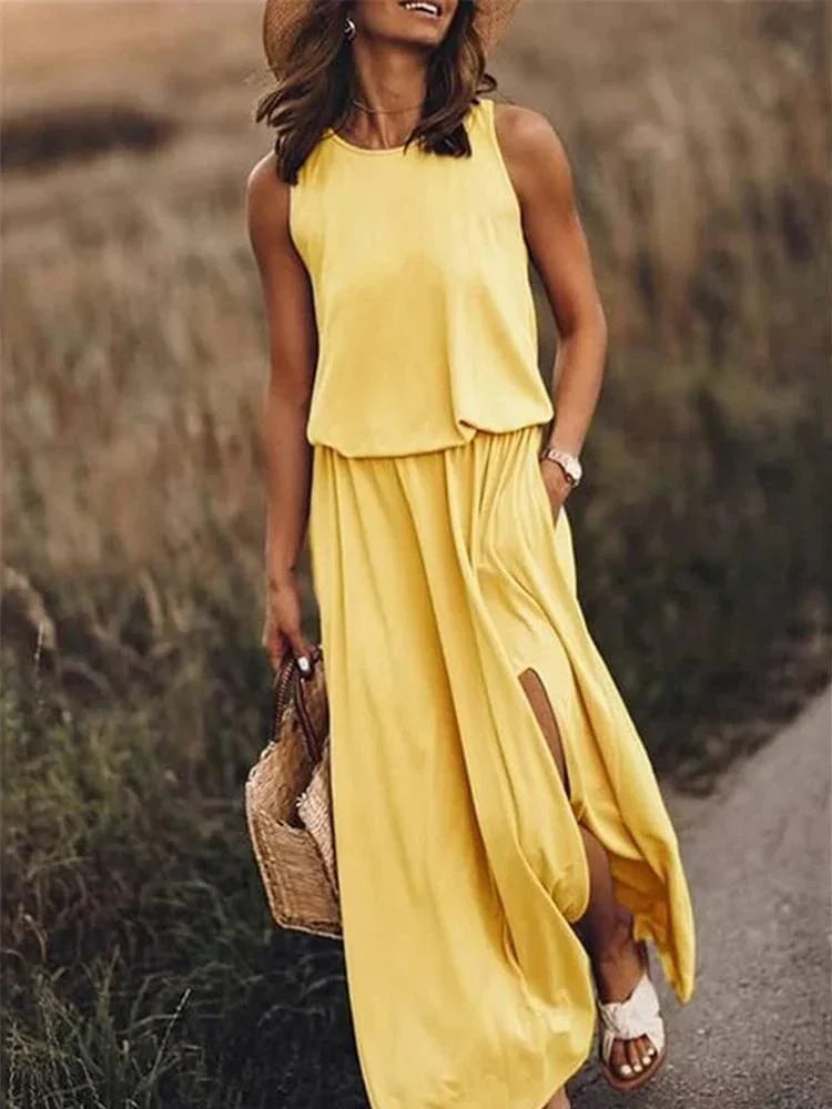 EP | Robe maxi | Robe maxi élégante | Robe maxi confortable | Robe maxi d'été