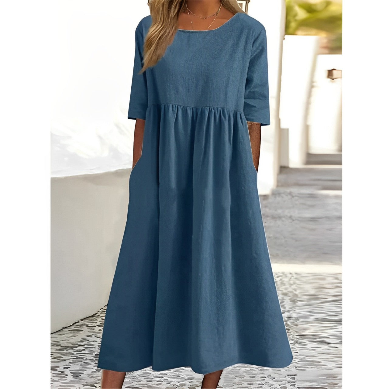 ND | Robe midi unie
