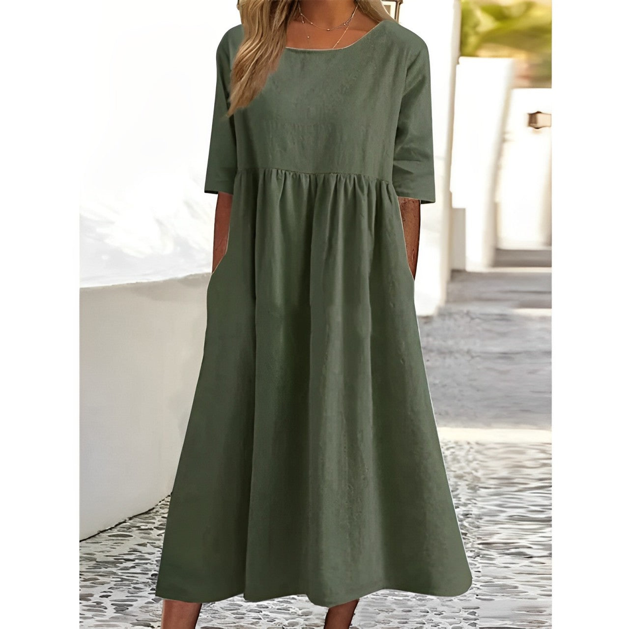 ND | Robe midi unie