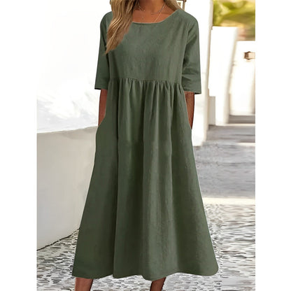 ND | Robe midi unie