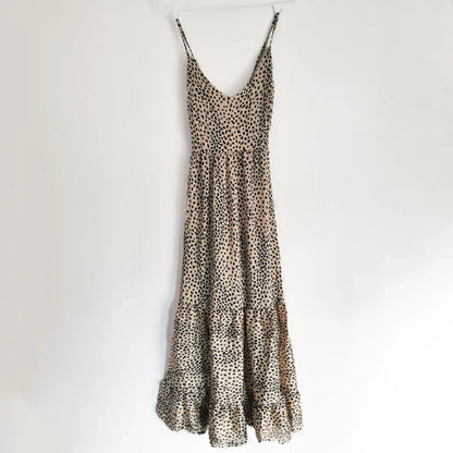 EP | Maxi-robe tendance avec motif léopard
