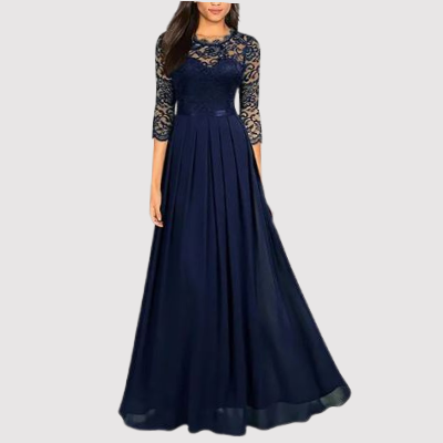 EP | Maxi-robe élégante avec détails en dentelle pour toutes les occasions