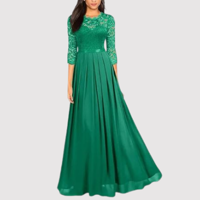 EP | Maxi-robe élégante avec détails en dentelle pour toutes les occasions