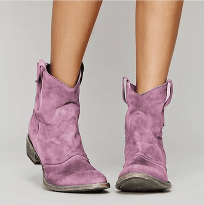 EP | Bottes western en daim