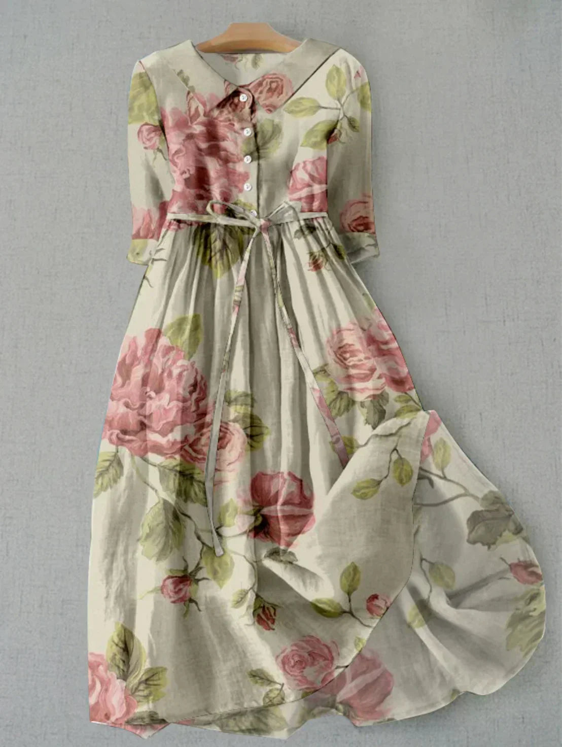 EP | Robe midi avec imprimé floral pastel