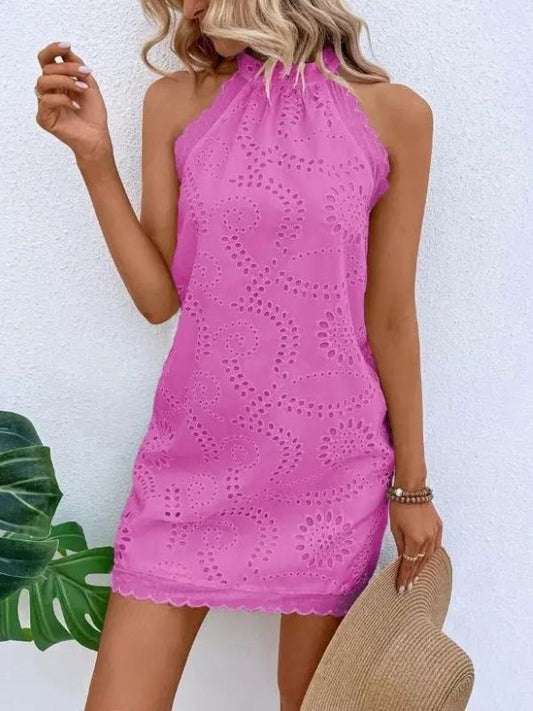 EP | Robe d'été sans manches avec détails en dentelle