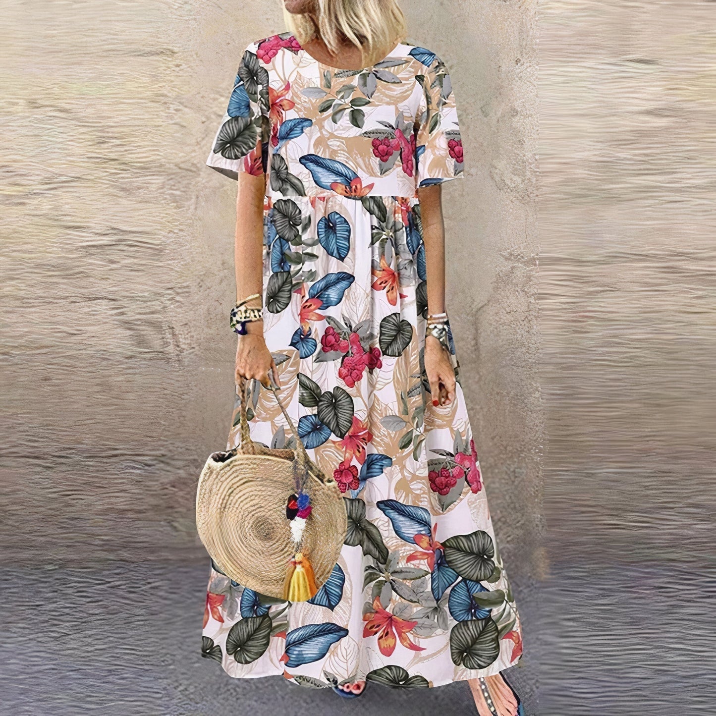 EP | Robe Maxi Vibrant Floral