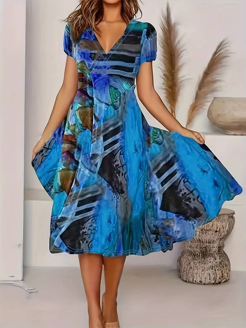 EP | Robe d'été bohème avec décolleté en V