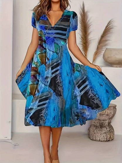EP | Robe d'été bohème avec décolleté en V