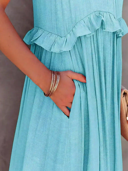 EP | Effortless Ruffle Maxi-robe