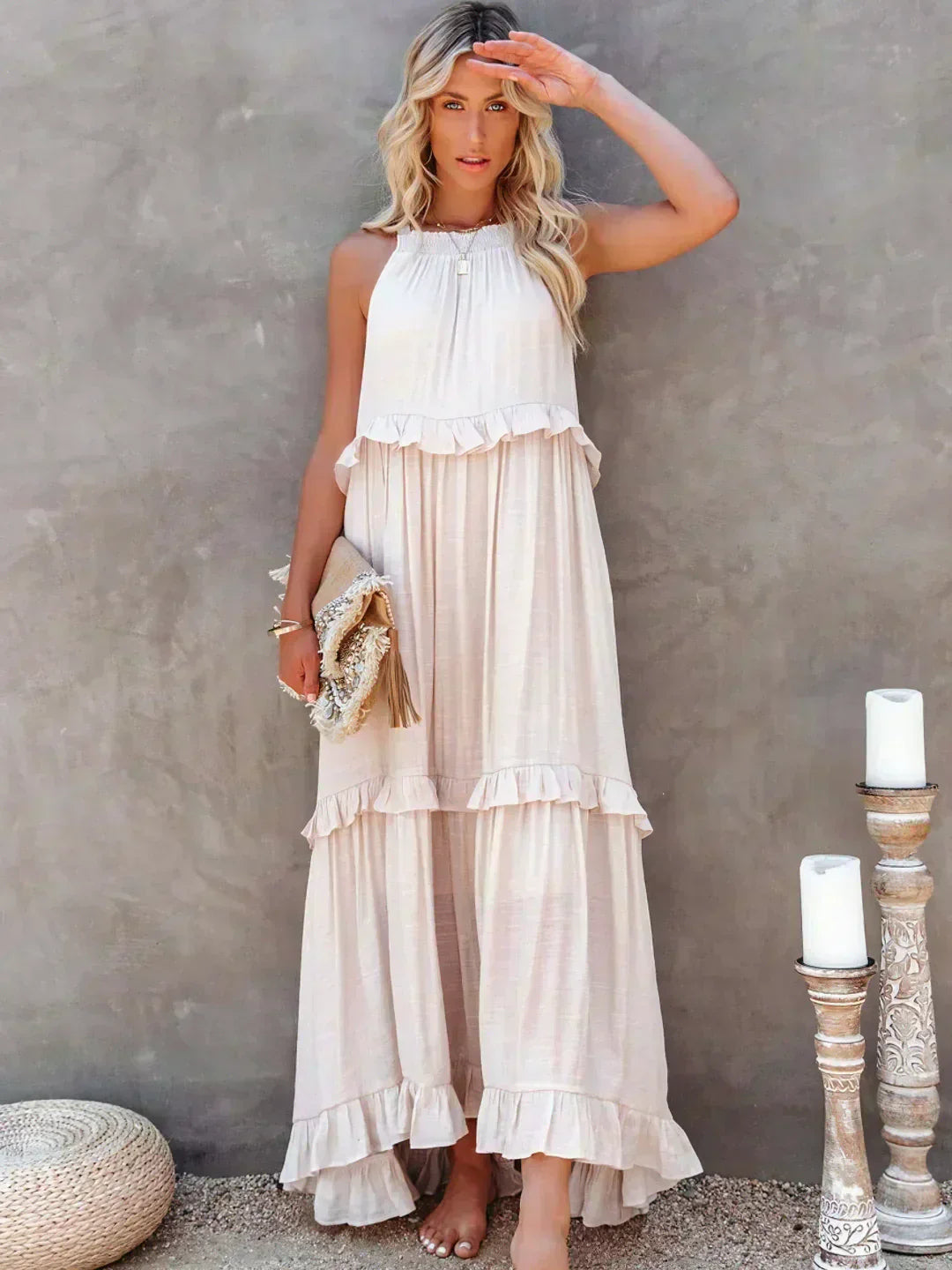 EP | Effortless Ruffle Maxi-robe
