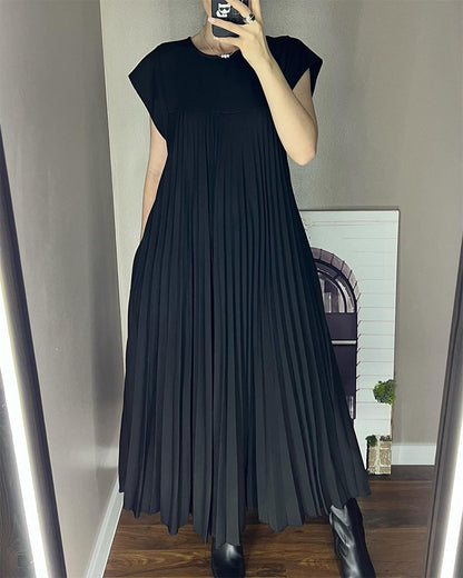 EP | Robe maxi plissée élégante