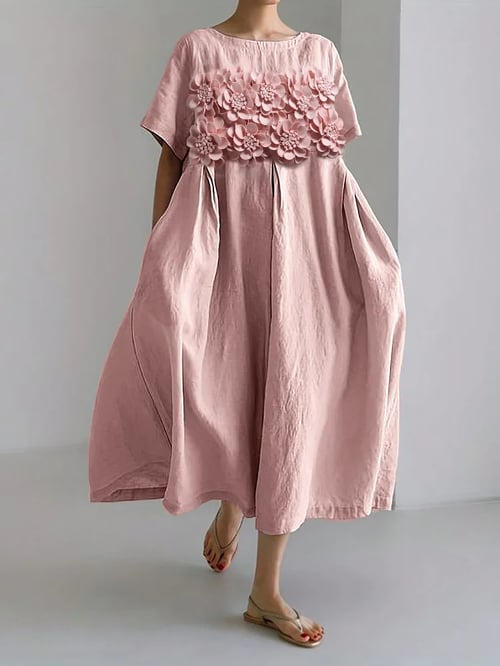ND | Robe décontractée à imprimé floral pour femmes