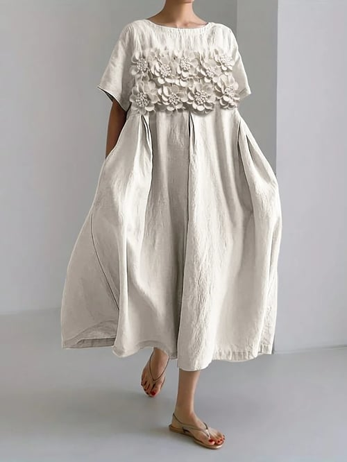 ND | Robe décontractée à imprimé floral pour femmes