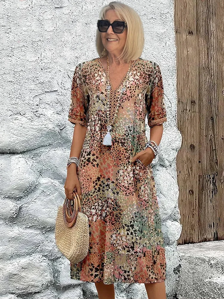 EP | Robe midi vibrante