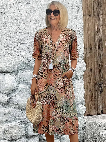 EP | Robe midi vibrante