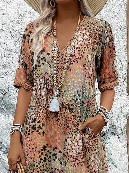 EP | Robe midi vibrante