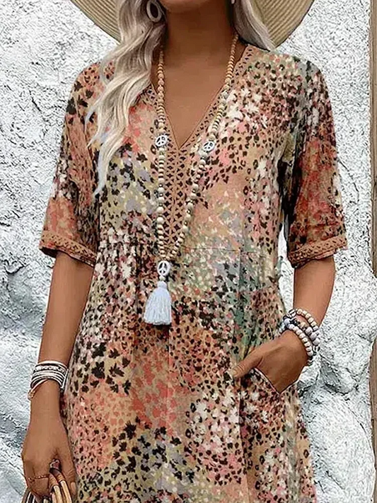 EP | Robe midi vibrante