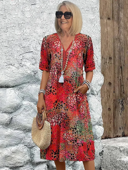 EP | Robe midi vibrante