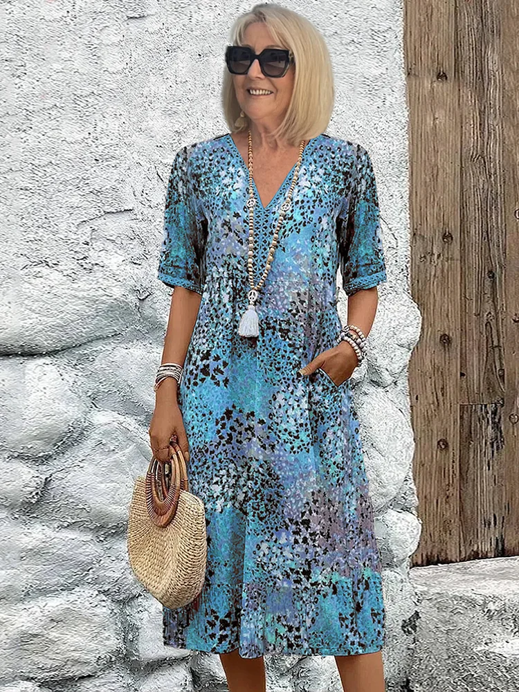 EP | Robe midi vibrante
