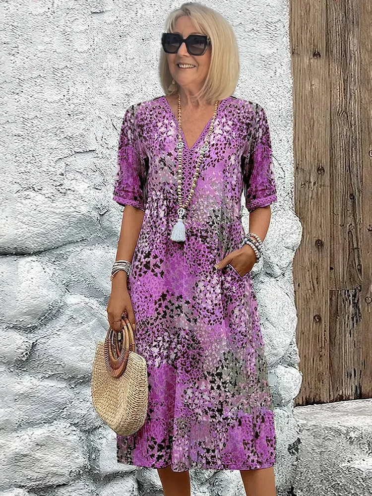 EP | Robe midi vibrante