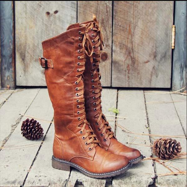ND | Bottes à lacets vintage