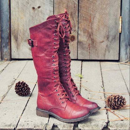 ND | Bottes à lacets vintage