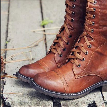 ND | Bottes à lacets vintage