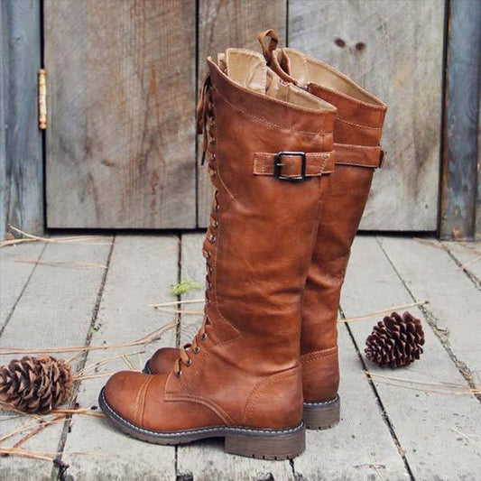 ND | Bottes à lacets vintage