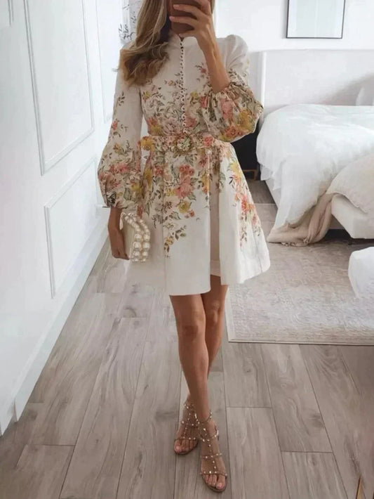 EP | Mini-robe imprimée avec fermeture à boutons
