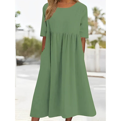 ND | Robe midi unie