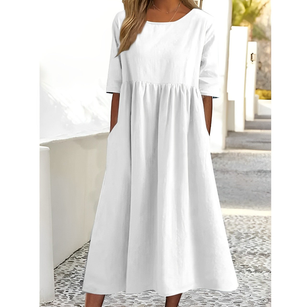 ND | Robe midi unie