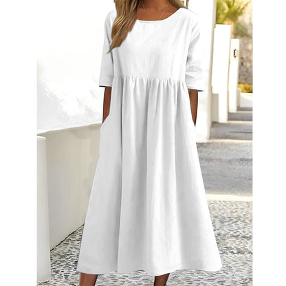 ND | Robe midi unie