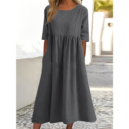 ND | Robe midi unie